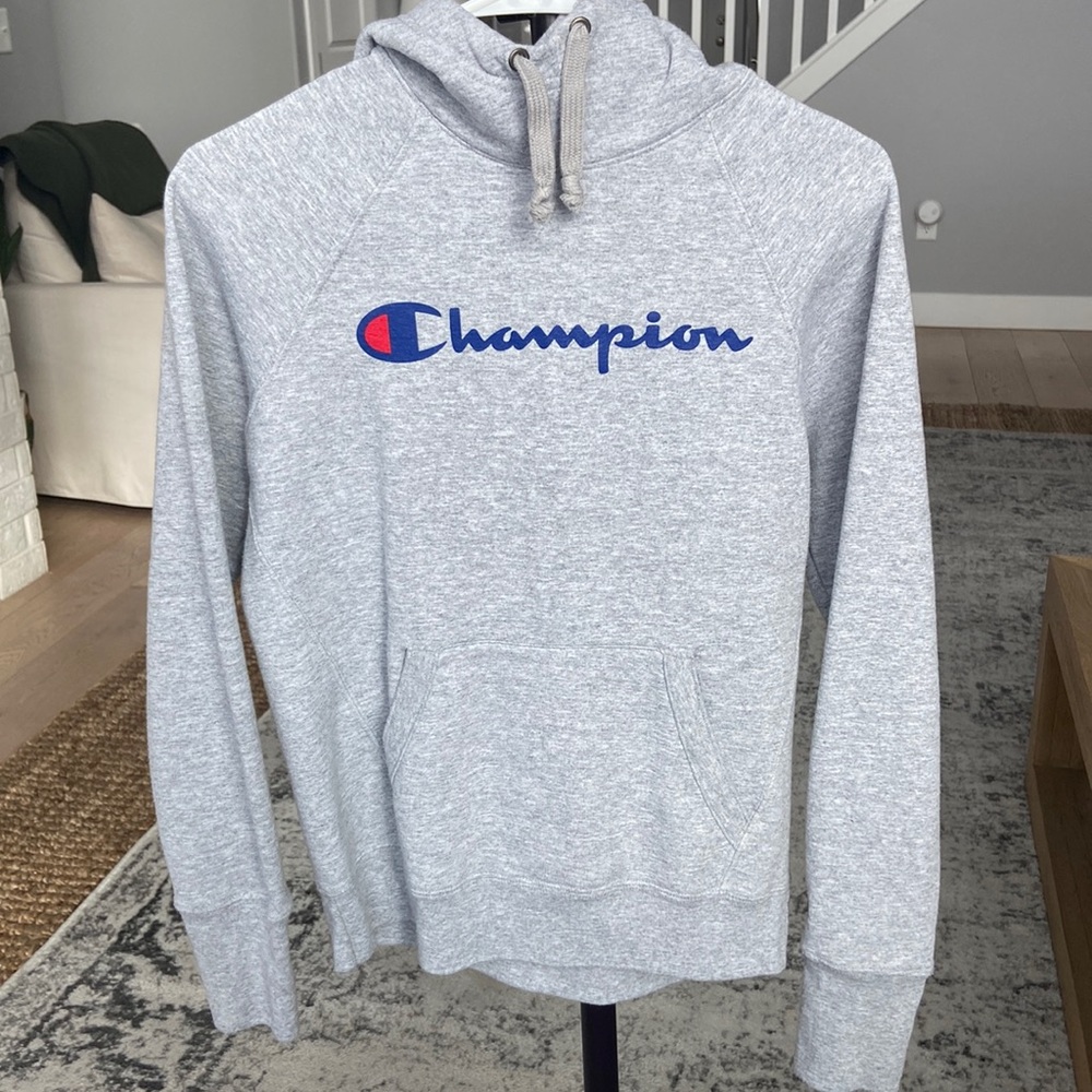 grey champion hoodie